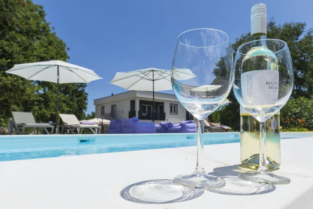 Luxury Villa Cetiri Hrasta Pićan Esterno foto